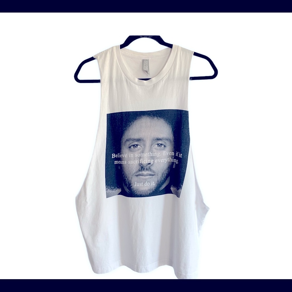 Cotton Heritage Colin Karpernick Tee Shirt Sz L